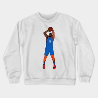 Paul George Jumpshot - Oklahoma City Thunder Crewneck Sweatshirt